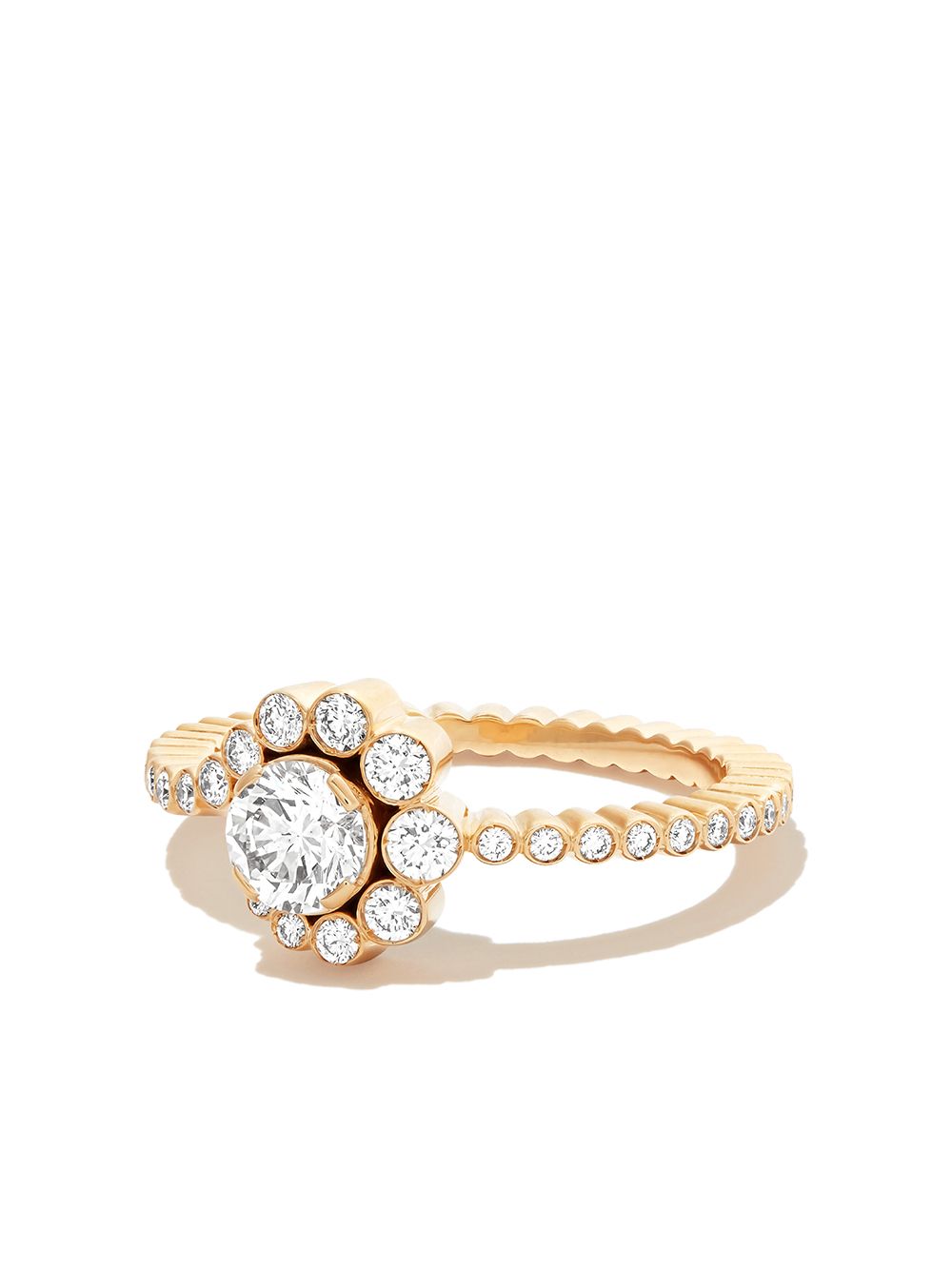 Sophie Bille Brahe 18K黄金 Celestine 钻石戒指 - 金色