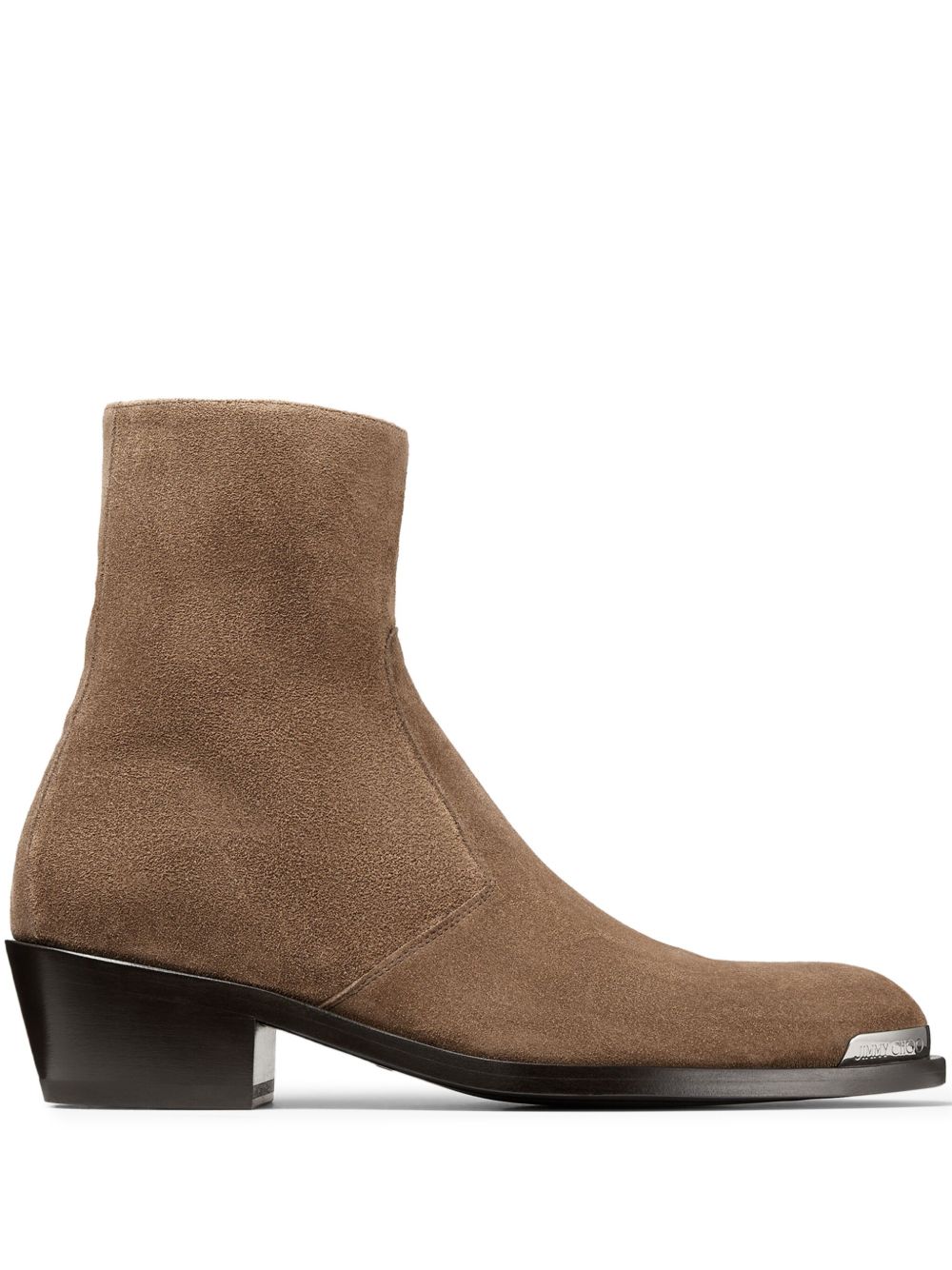 Jimmy Choo Sammy/M 及踝靴 - 褐色