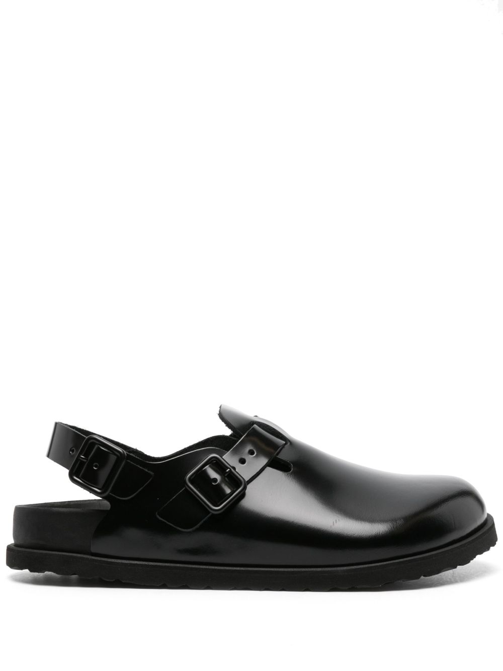 Birkenstock Tokio 漆皮凉鞋 - 黑色