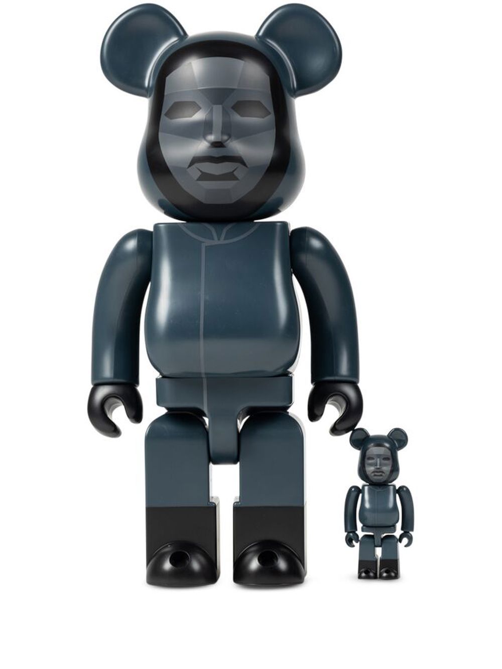 MEDICOM TOY x Squid Game BE@RBRICK 100% & 400% 模型玩具套装 - 蓝色