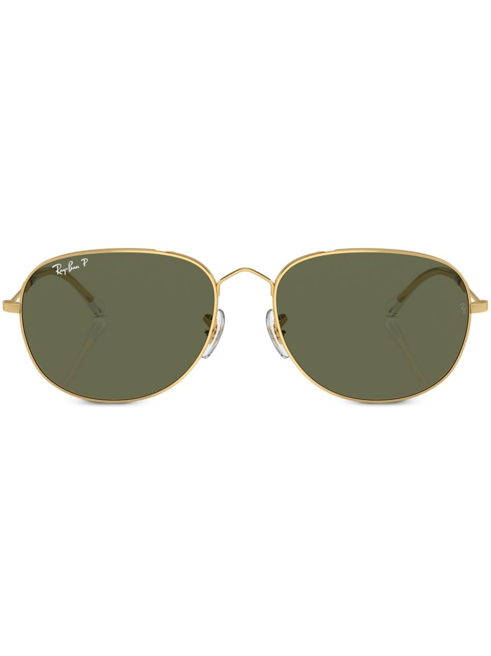 Ray-Ban Bain Bridge 飞行员镜框太阳眼镜 - 金色