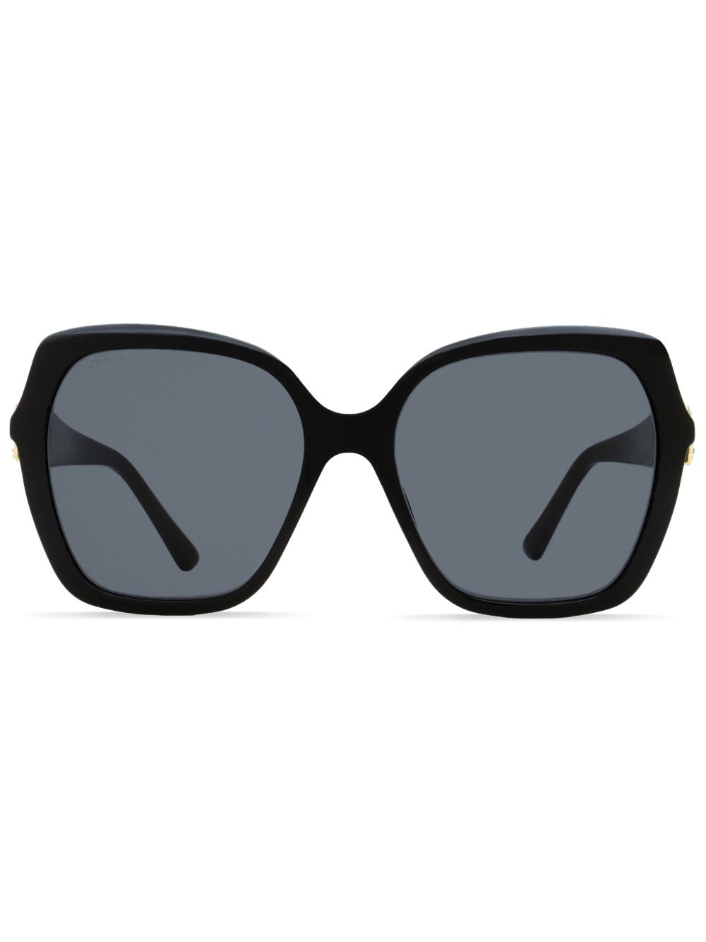 Jimmy Choo Eyewear Manon /G 方框太阳眼镜 - 黑色