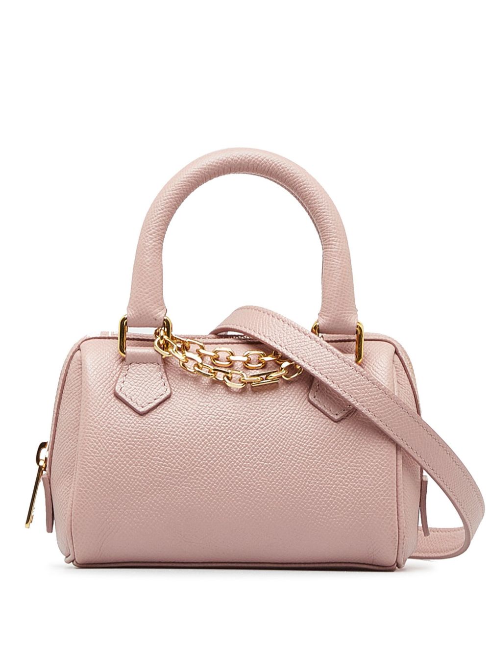 Céline Pre-Owned Boston 皮质迷你手提包 - 粉色