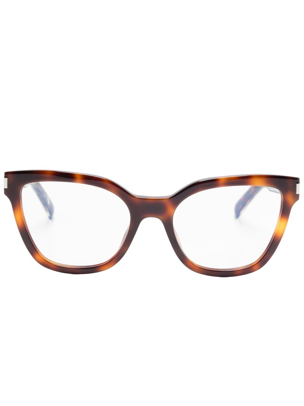 Saint Laurent Eyewear 猫眼框眼镜 - 褐色