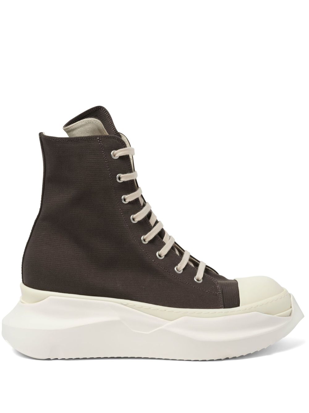 Rick Owens DRKSHDW 经典棉运动鞋 - 褐色