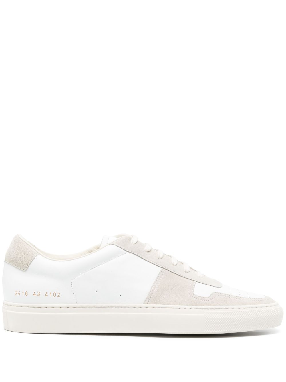 Common Projects BBall 拼接运动鞋 - 白色