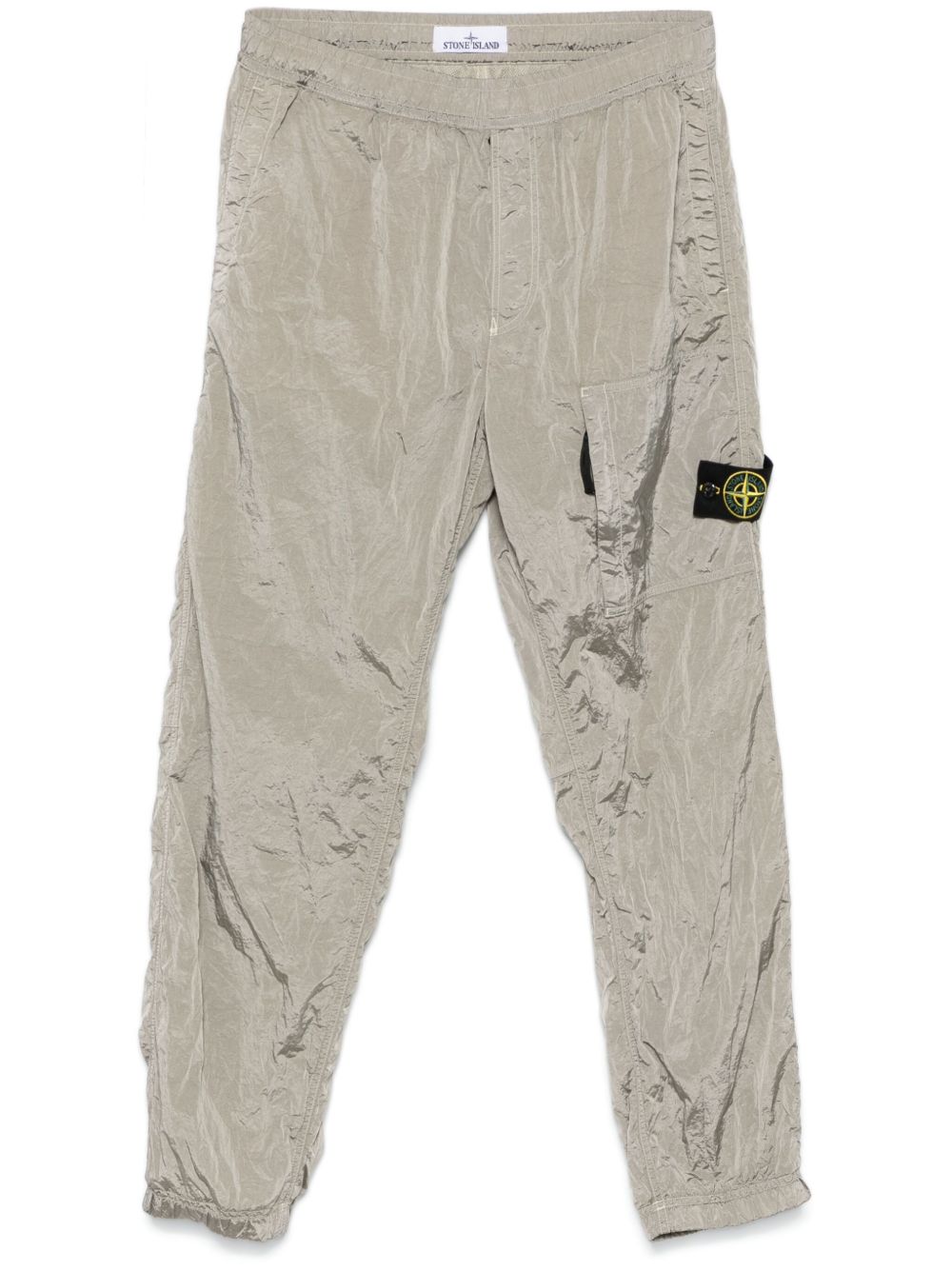 Stone Island Compass 徽章工装裤 - 绿色