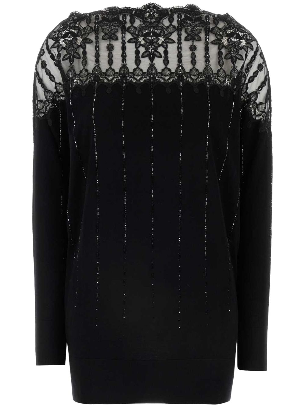Ermanno Scervino 羊毛毛衣 - 黑色