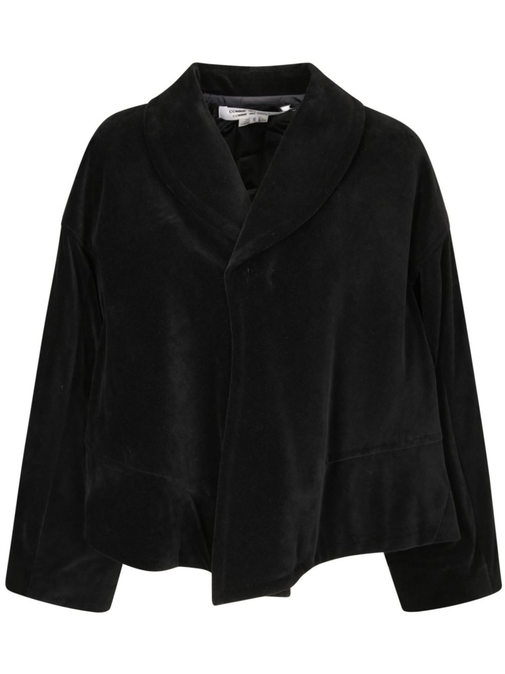 Comme Des Garçons Comme Des Garçons 单排扣夹克 - 黑色