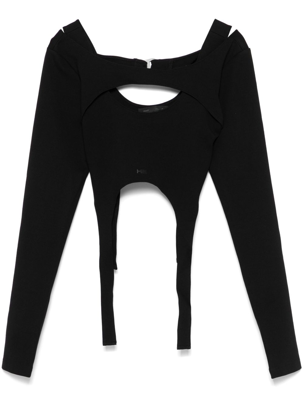 HELIOT EMIL Arid Harness 上衣 - 黑色