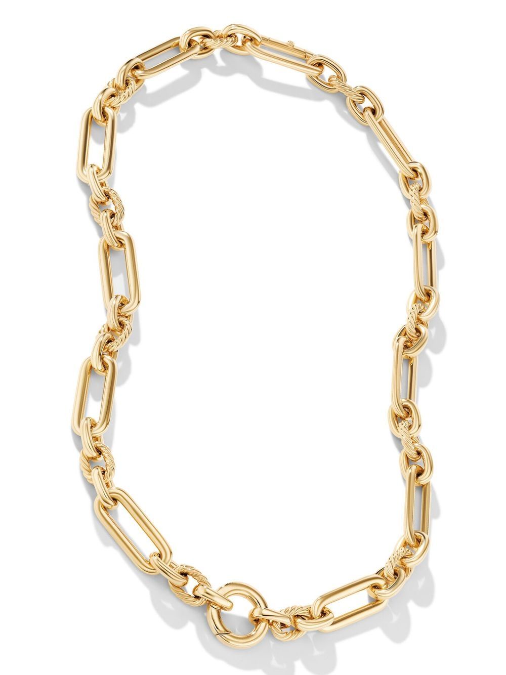 David Yurman Lexington 18K黄金链式项链 - 金色