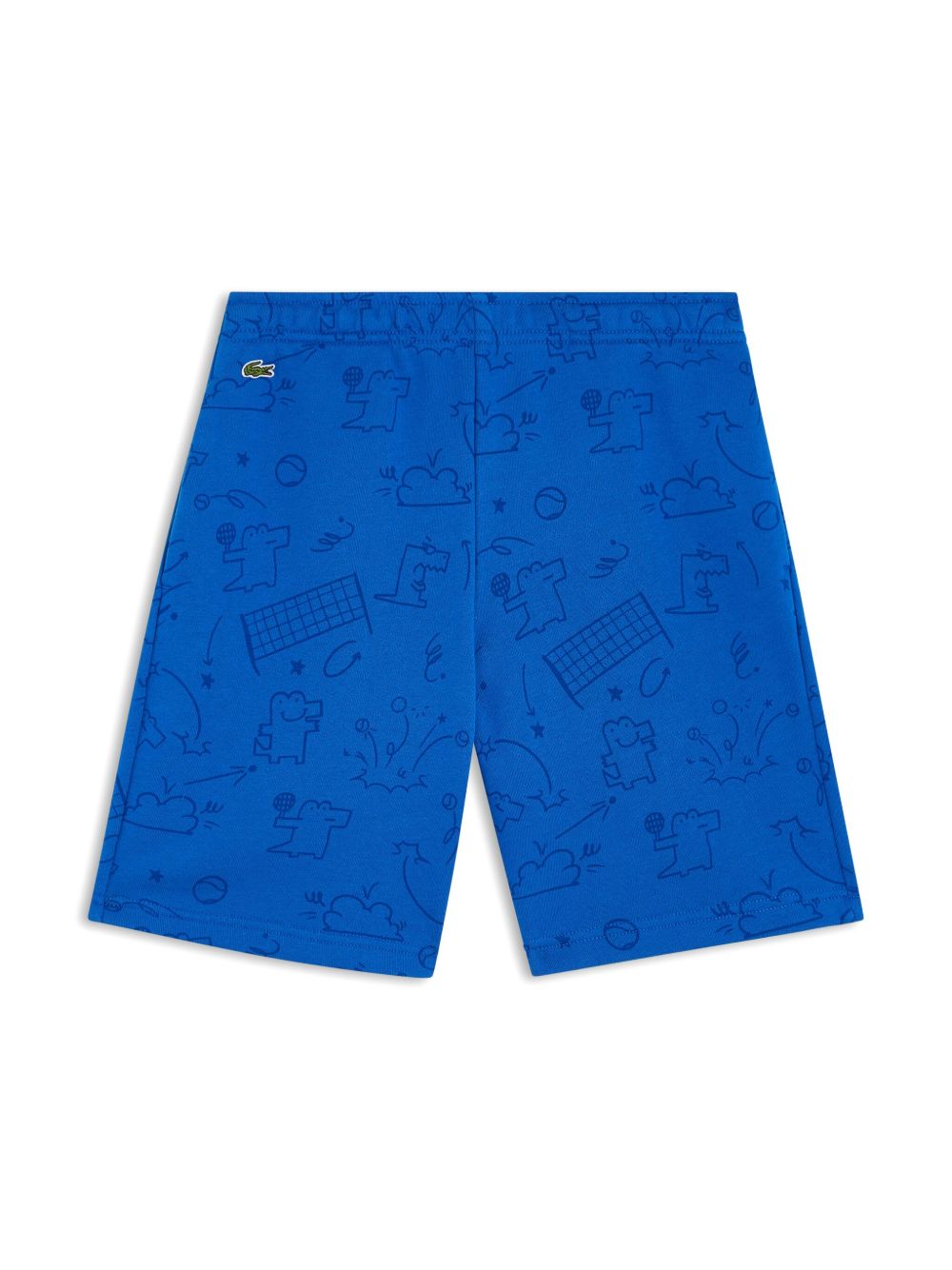 Lacoste Cartoon Crocodiles 短裤 - 蓝色