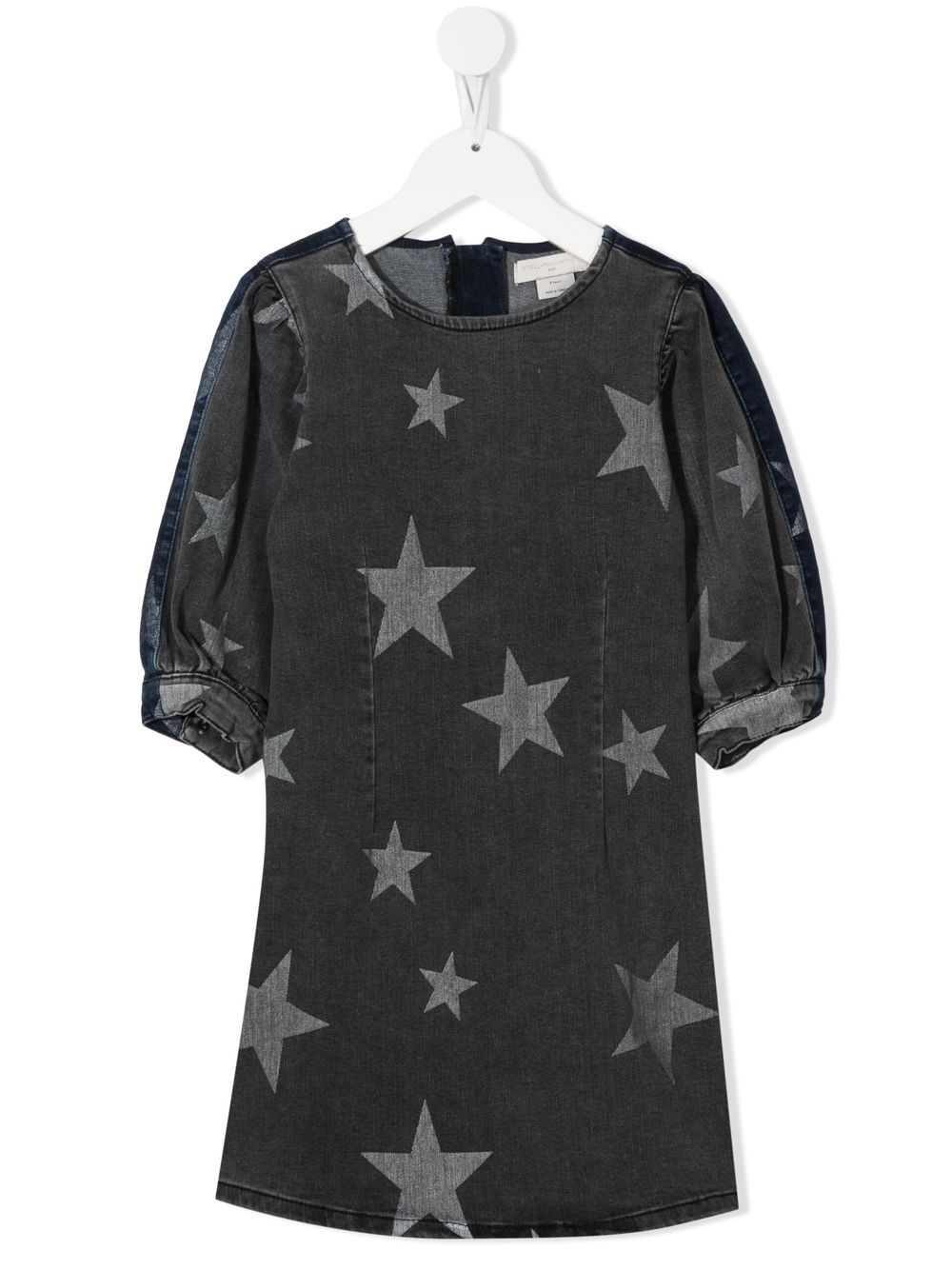 Stella McCartney Kids 斯特拉·麦卡特尼 星星印花牛仔半身裙 - 灰色
