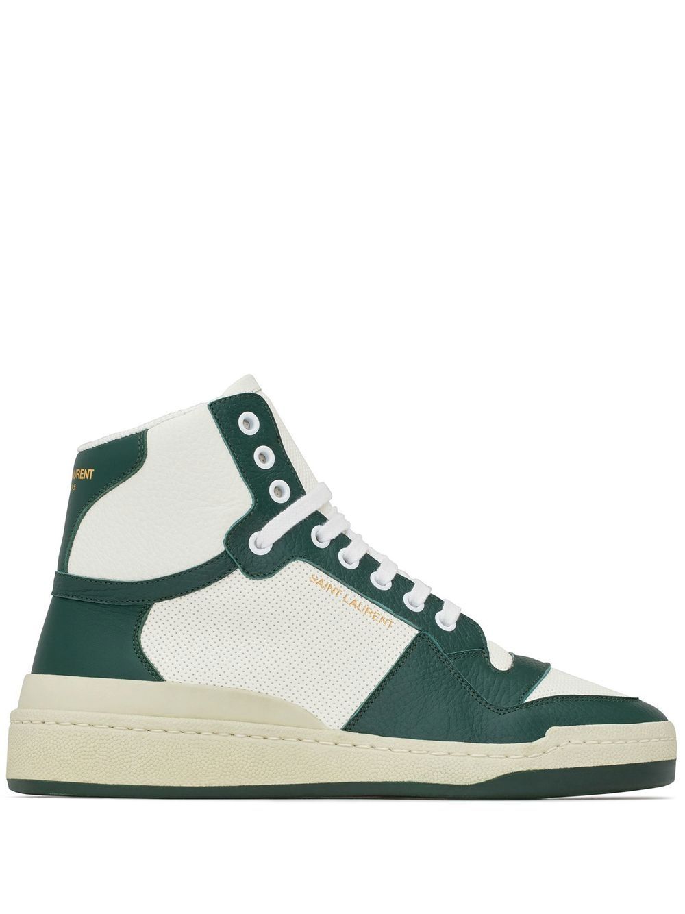 Saint Laurent 高帮运动鞋 - 绿色