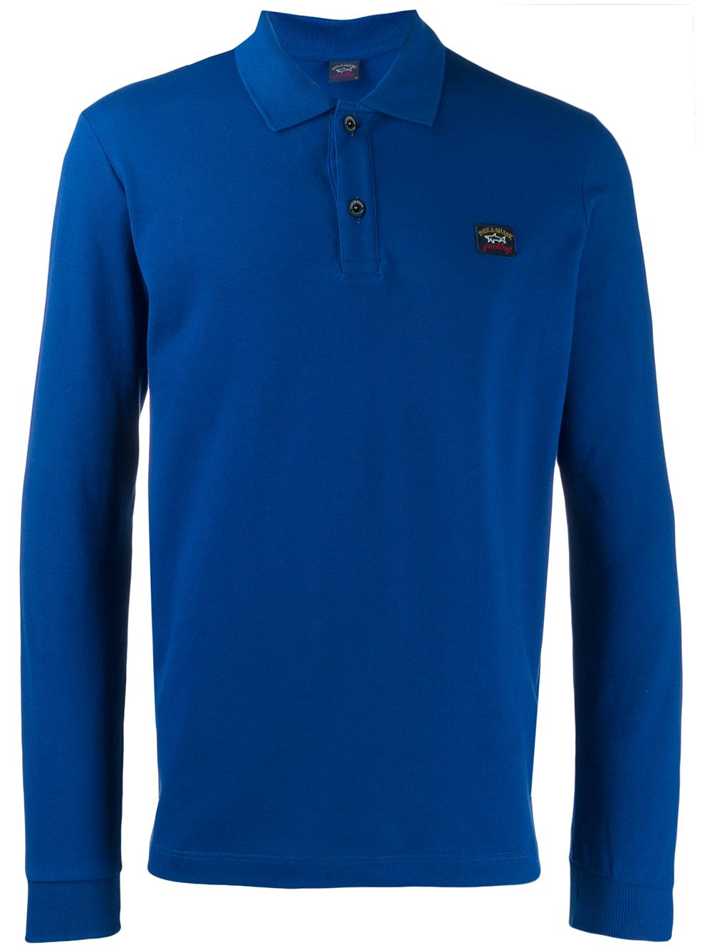 Paul & Shark logo刺绣polo衫 - 蓝色