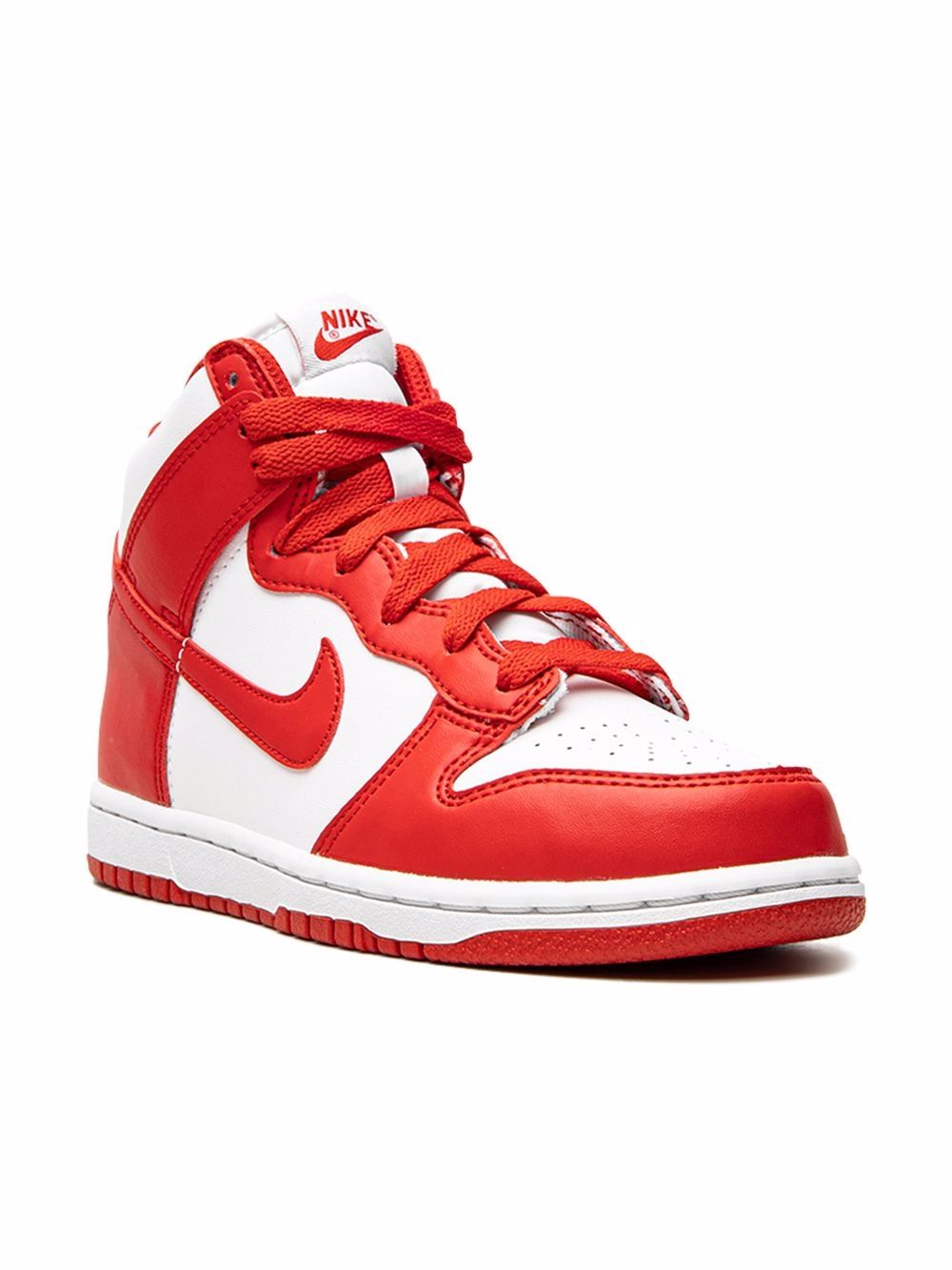 Nike Kids Dunk High 运动鞋 - 红色