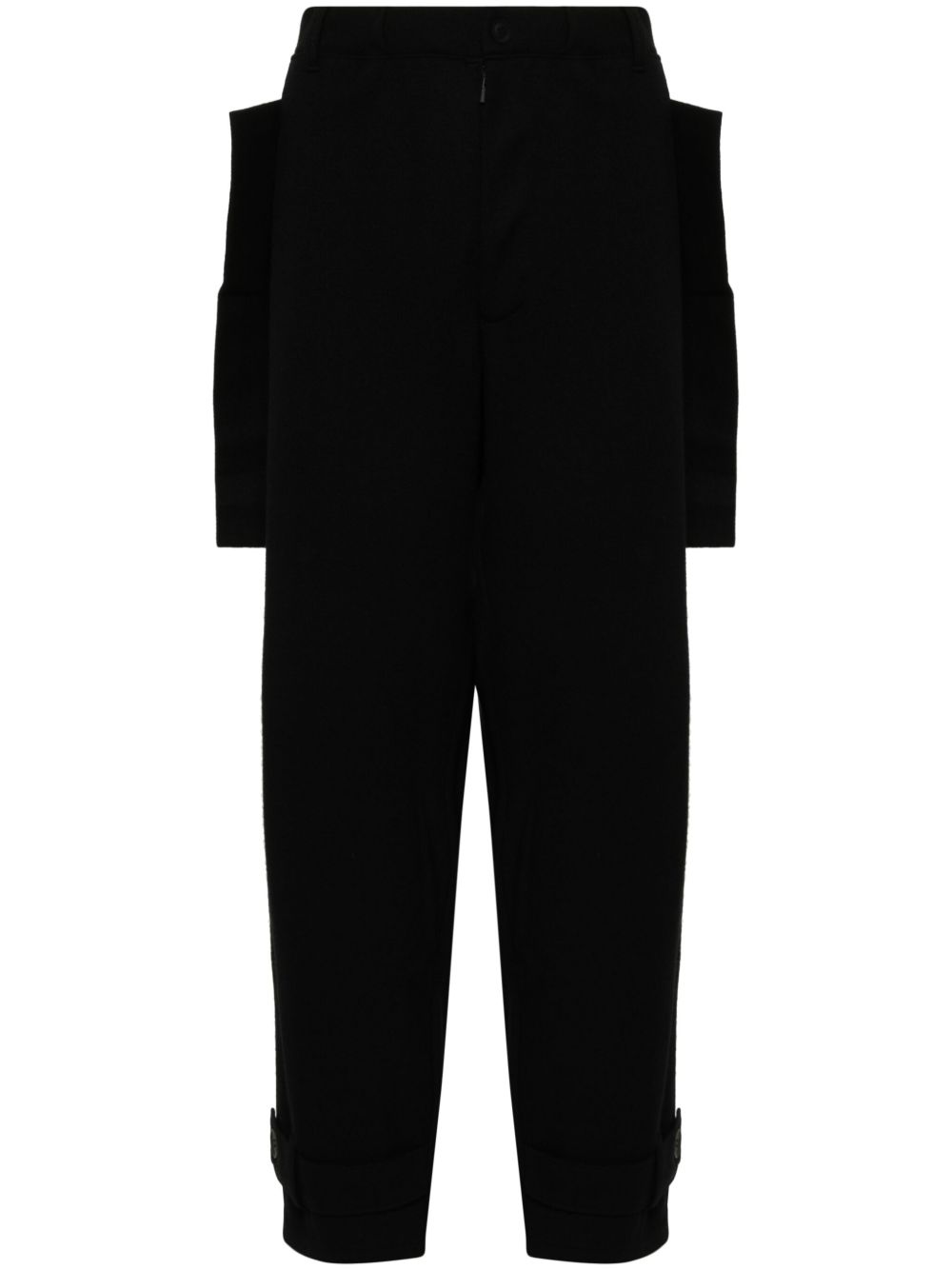 Yohji Yamamoto 经典垮裤 - 黑色
