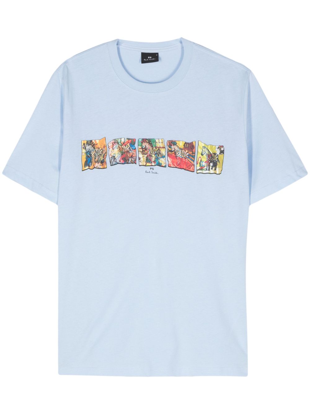 PS Paul Smith Zebra T恤 - 蓝色