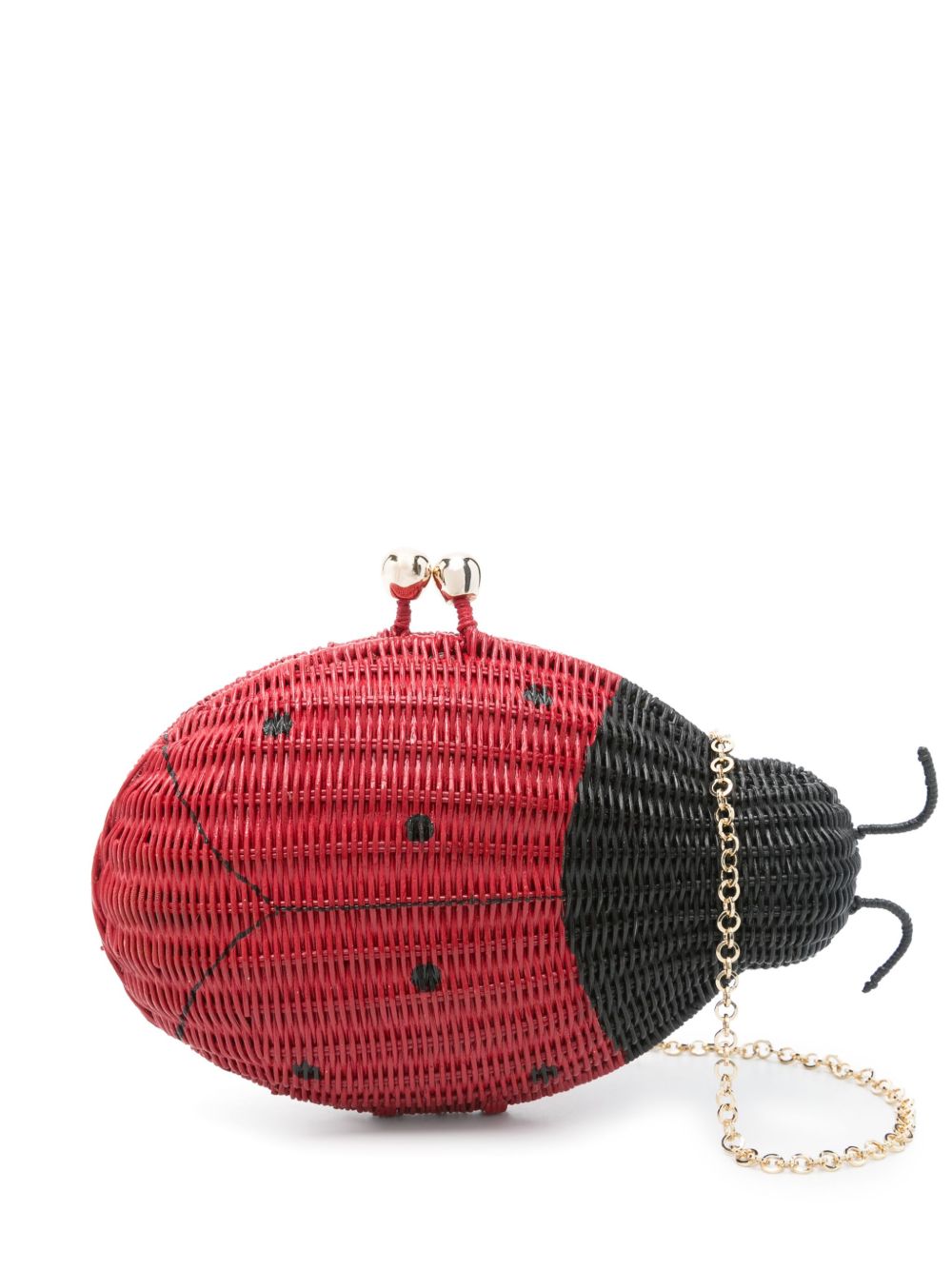 SERPUI Joana Ladybug clutch bag - 红色