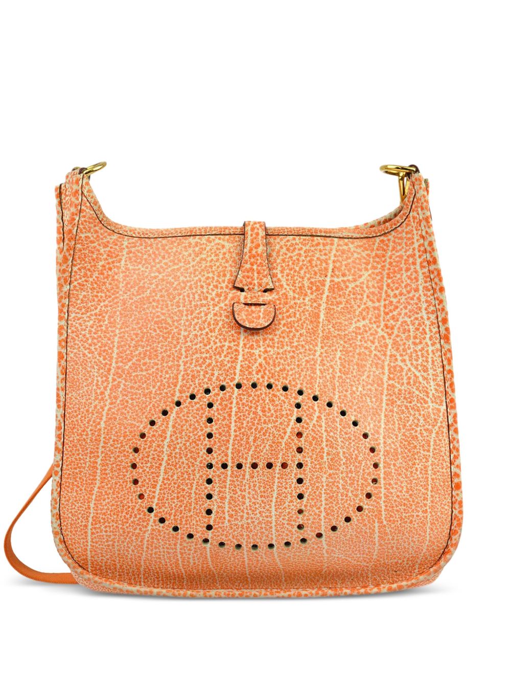 Hermès Pre-Owned Evelyne PM 单肩包（2002年典藏款） - 橘色