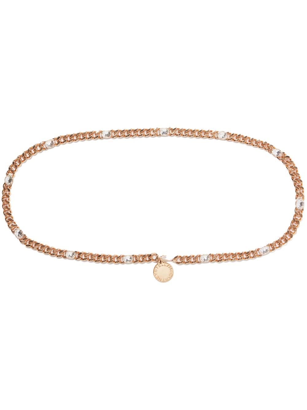 Stella McCartney 晶饰链式腰带 - 金色