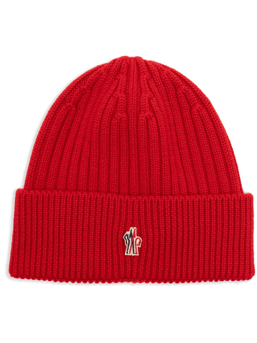 Moncler Grenoble 标贴套头帽 - 红色