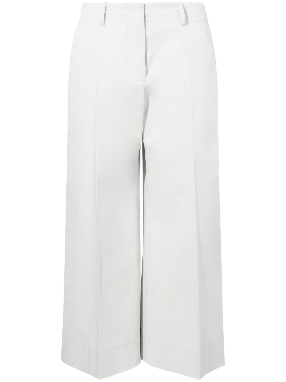 Proenza Schouler Amara 棉斜纹布长裤 - 中性色