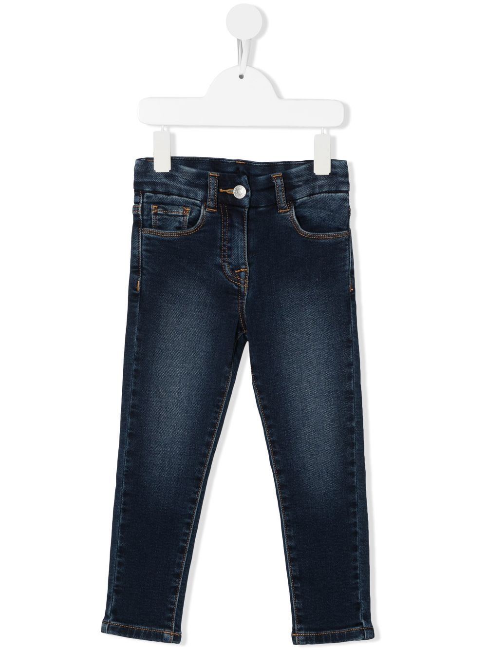 Chiara Ferragni Kids 直筒牛仔裤 - 蓝色