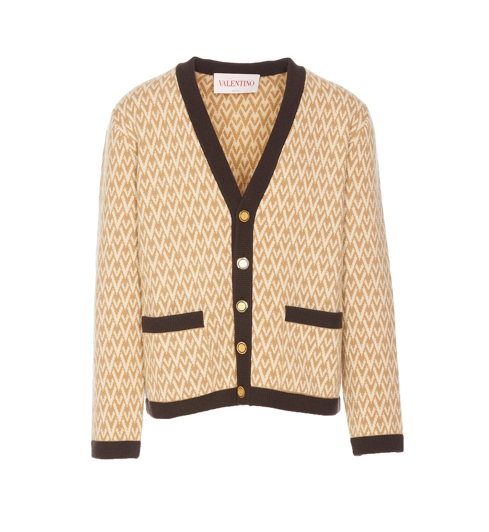 Valentino Garavani Toute La V Motif Cardigan