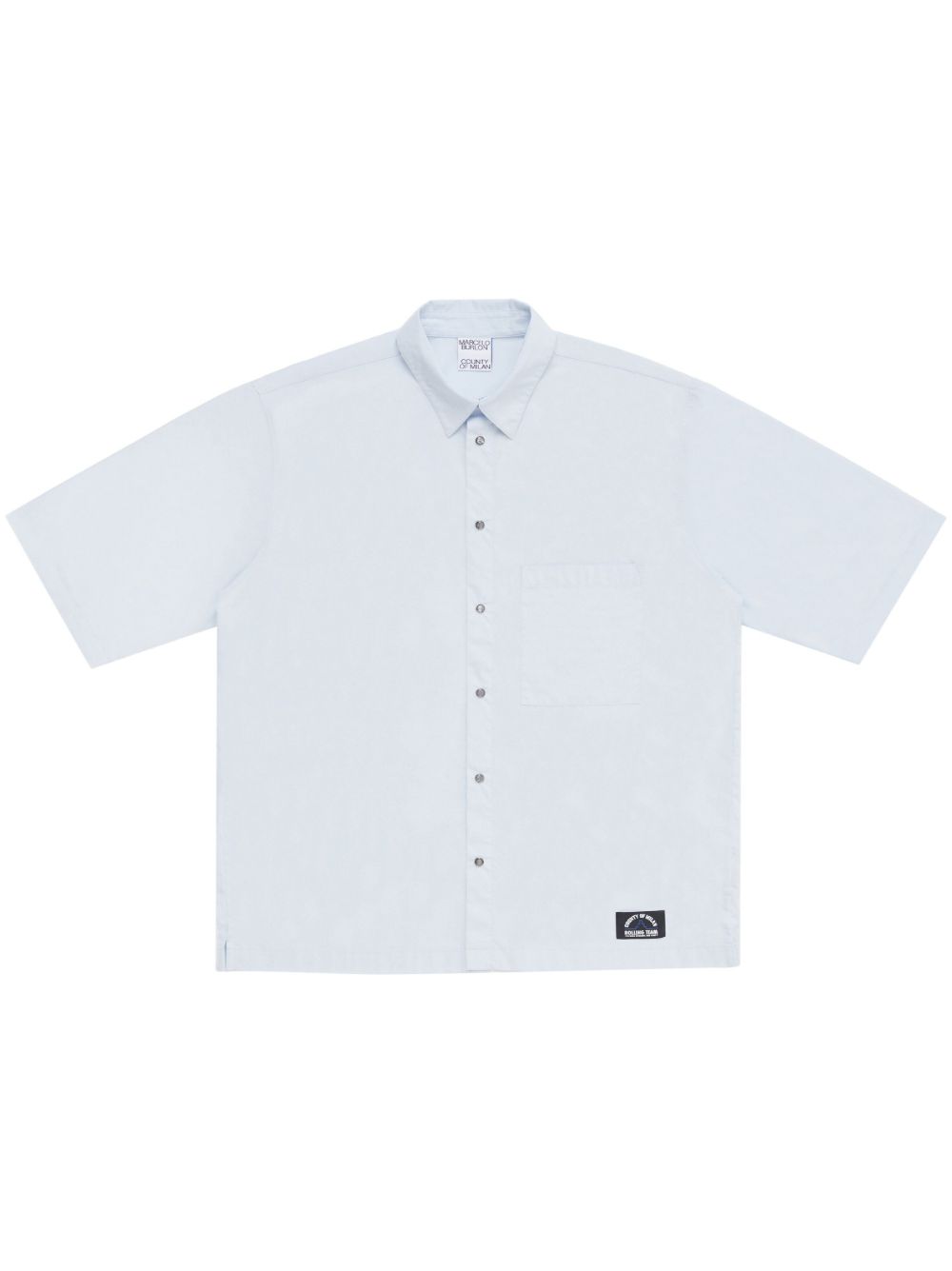 Marcelo Burlon County of Milan Langosta 保龄球衬衫 - 蓝色