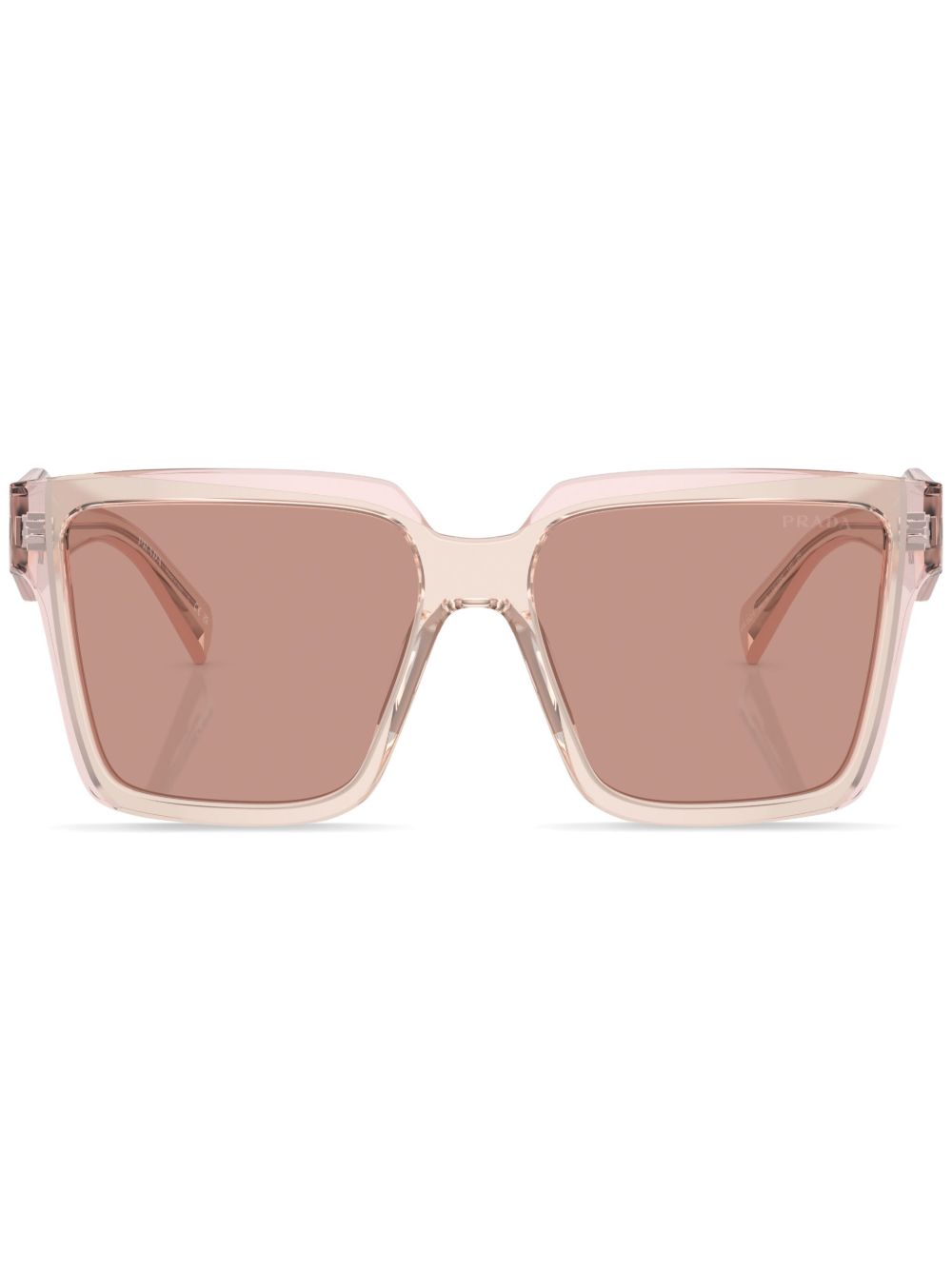 Prada Eyewear 有色镜片方框太阳眼镜 - 紫色
