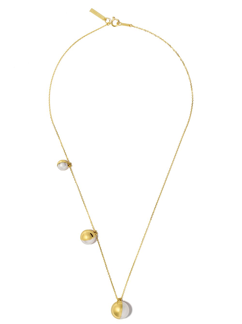 TASAKI 18K黄金 M/G TASAKI Arlequin 吊饰项链 - 金色
