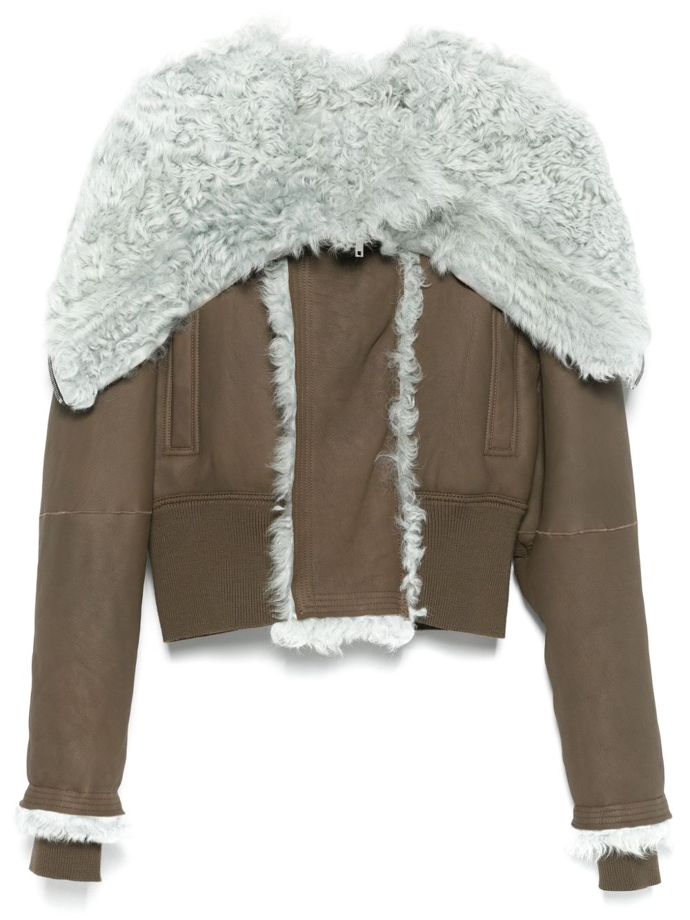 Rick Owens Alice Parka 短款夹克 - 褐色