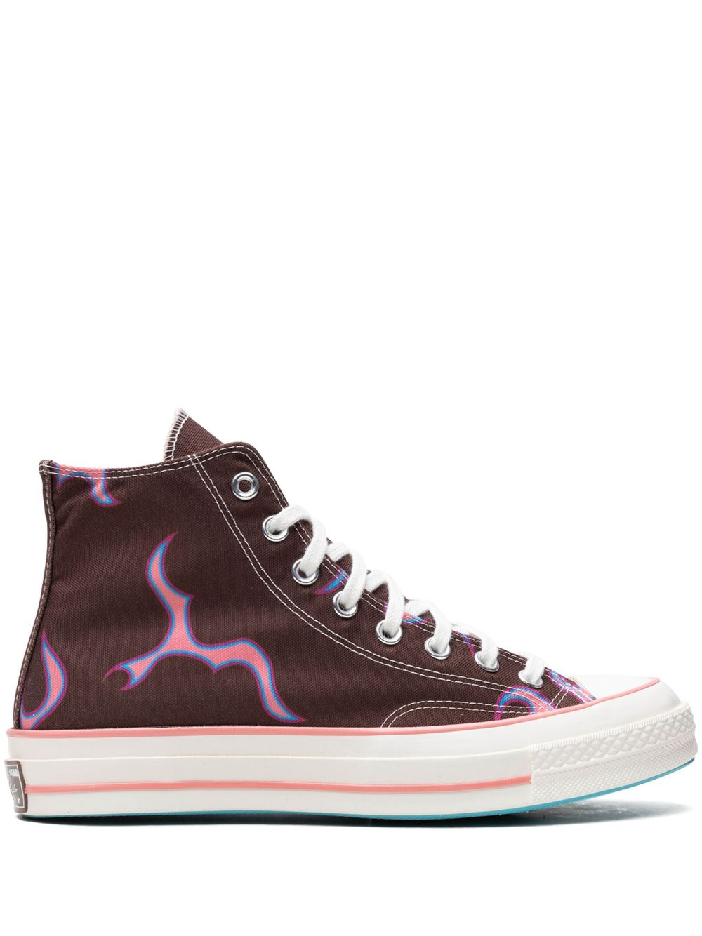Converse x Golf Le Fleur Chuck 70 Flames 板鞋 - 褐色