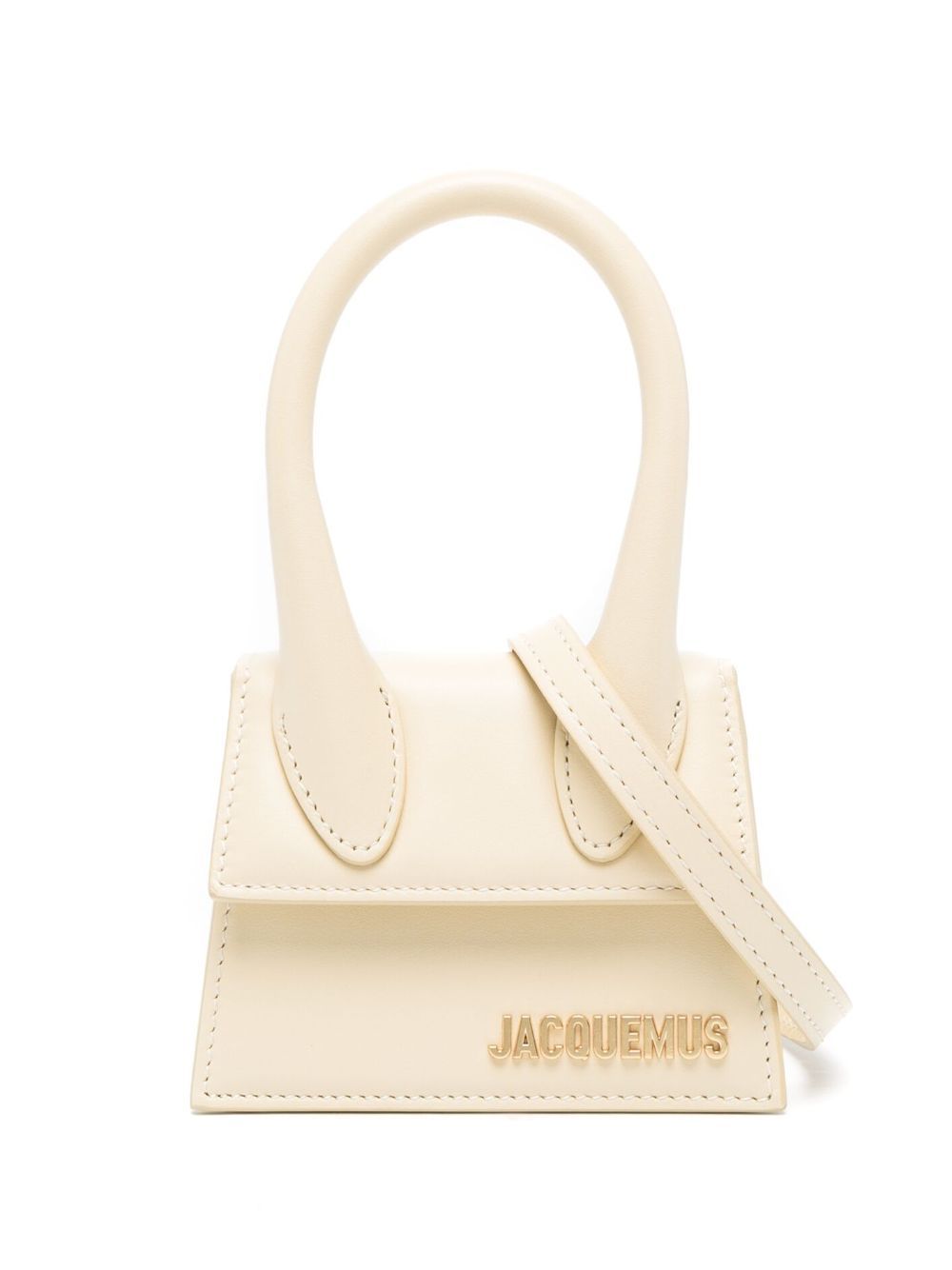 Jacquemus Le Chiquito 皮质手提包 - 中性色