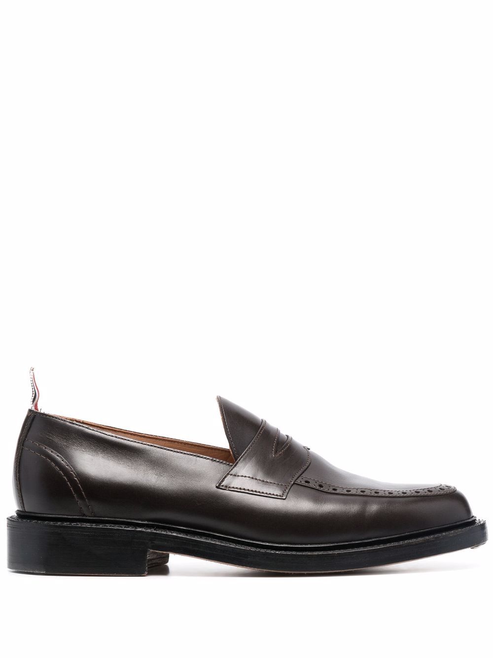 Thom Browne Goodyear 鞋底经典乐福鞋 - 褐色