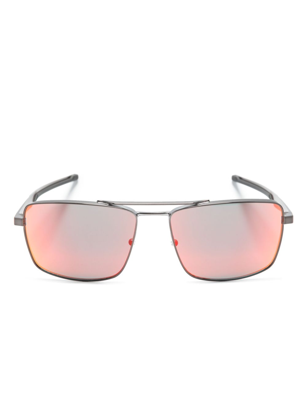 SCUDERIA FERRARI logo雕刻方框太阳眼镜 - 灰色