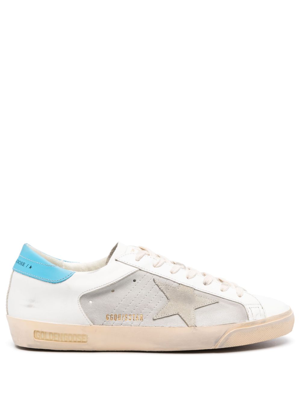 Golden Goose Super Star 皮质低帮板鞋 - 白色