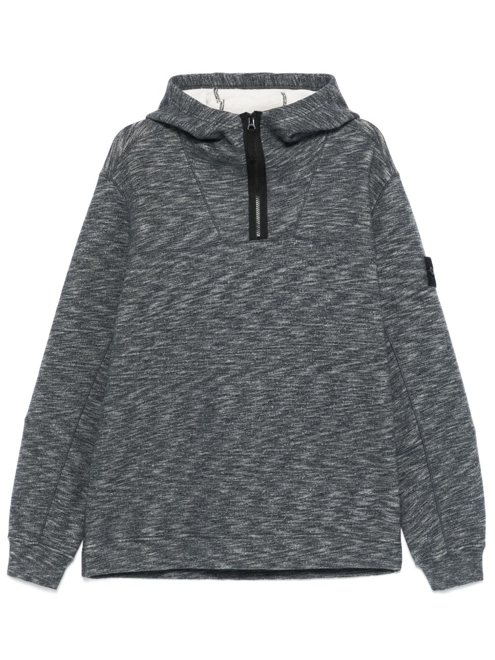 Stone Island 罗盘徽章连帽衫 - 灰色