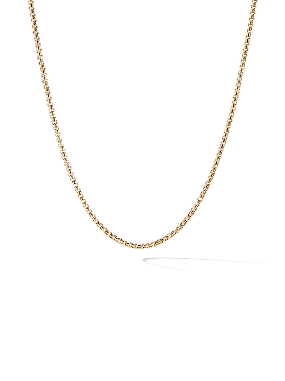 David Yurman 18K黄金 Box Chain 项链 - 金色