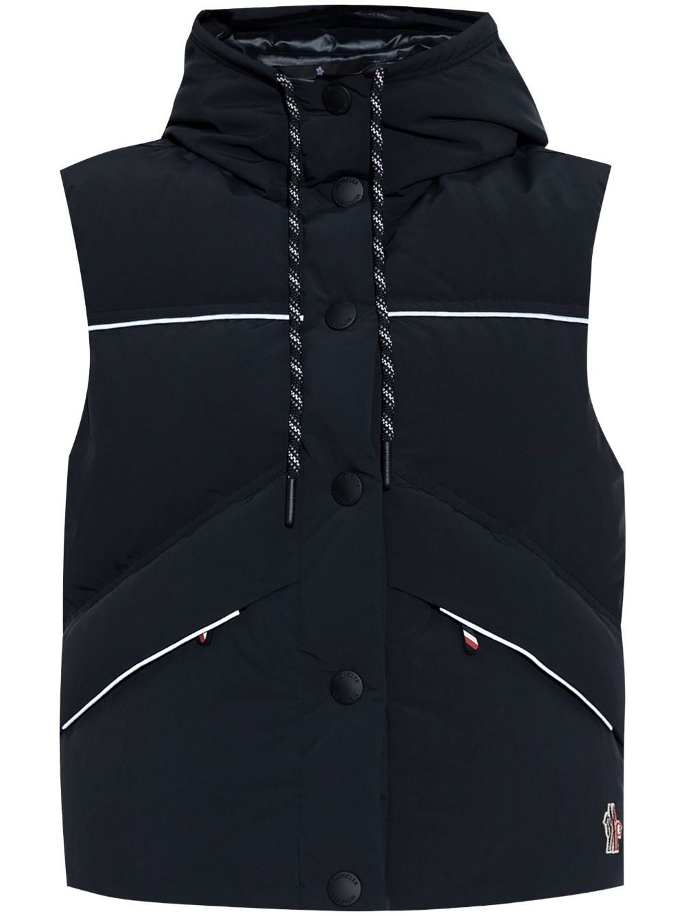 Moncler Grenoble Arolla 马甲 - 黑色