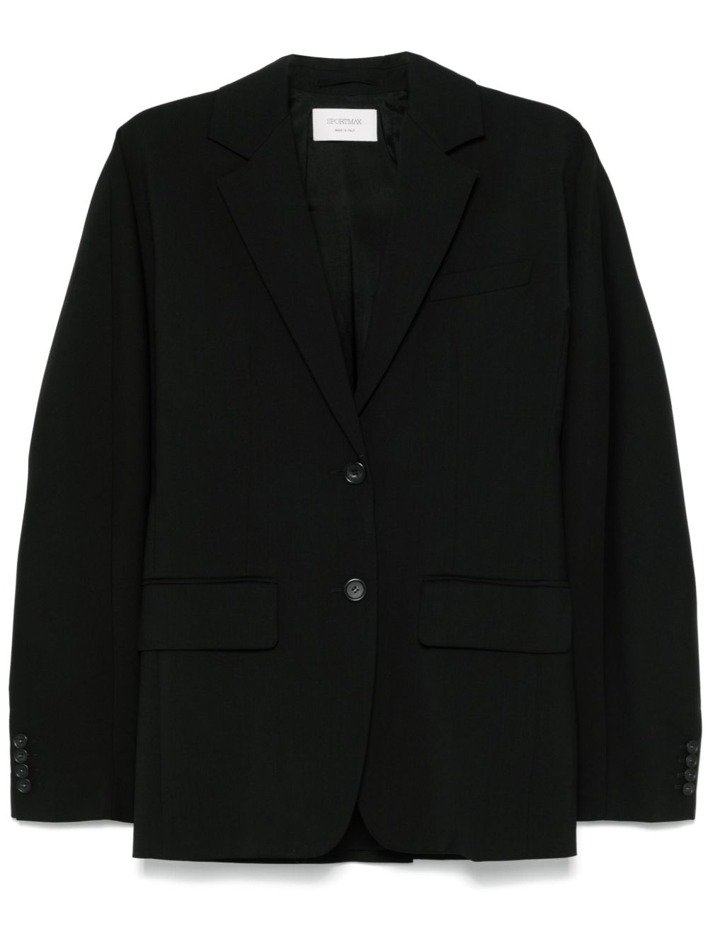 Sportmax Ecru 西装夹克 - 黑色