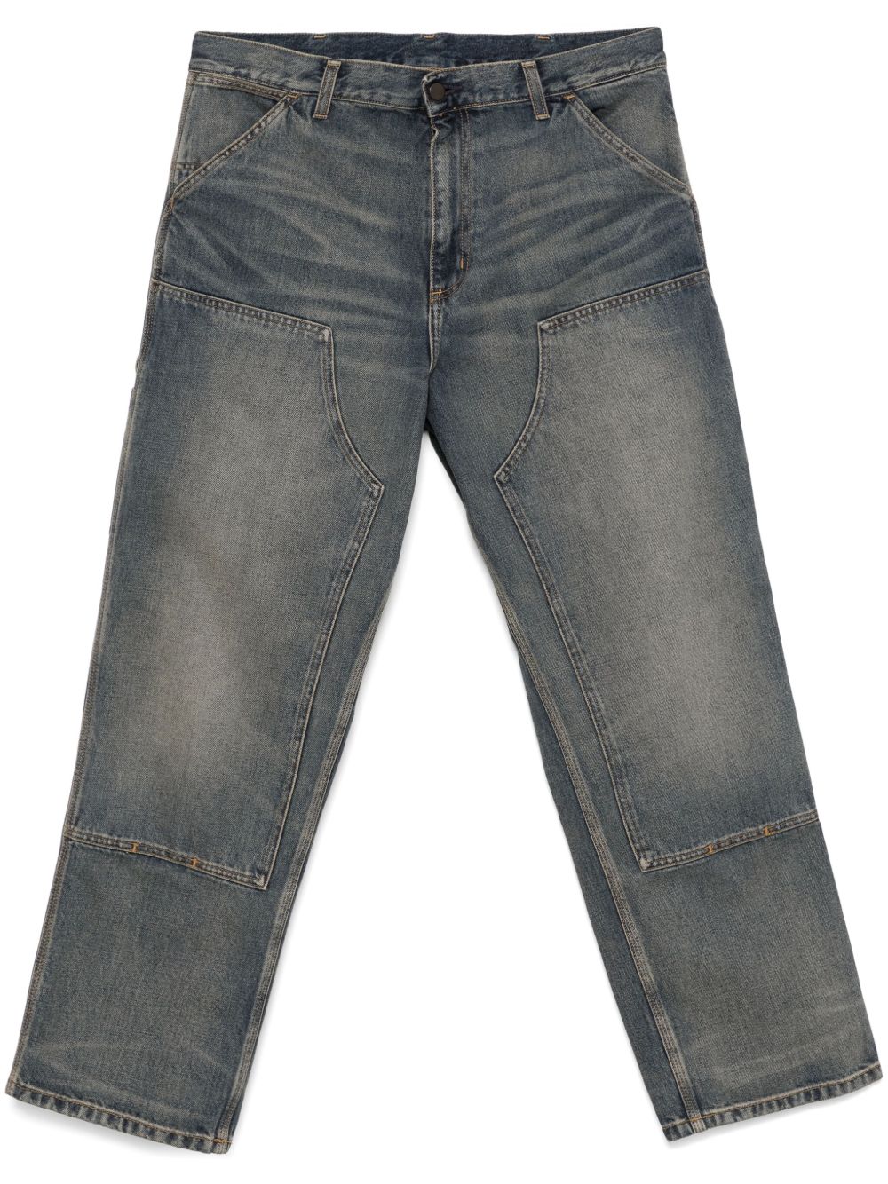 Carhartt WIP Double Knee 牛仔裤 - 蓝色