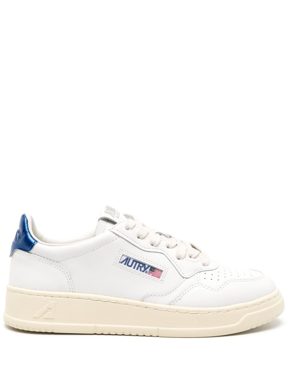 Autry Medalist leather sneakers - 白色