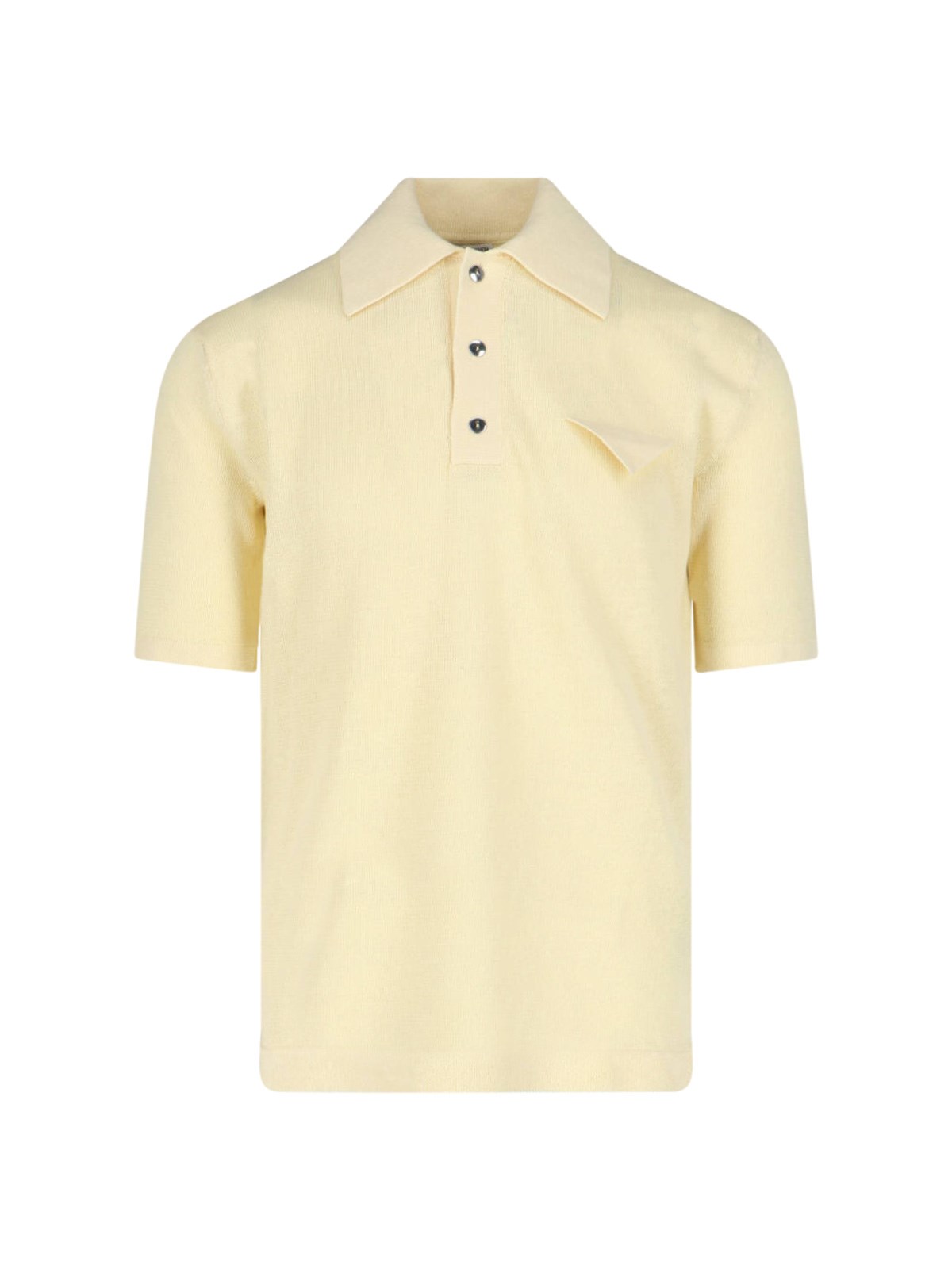 Bottega Veneta Linen Polo Shirt