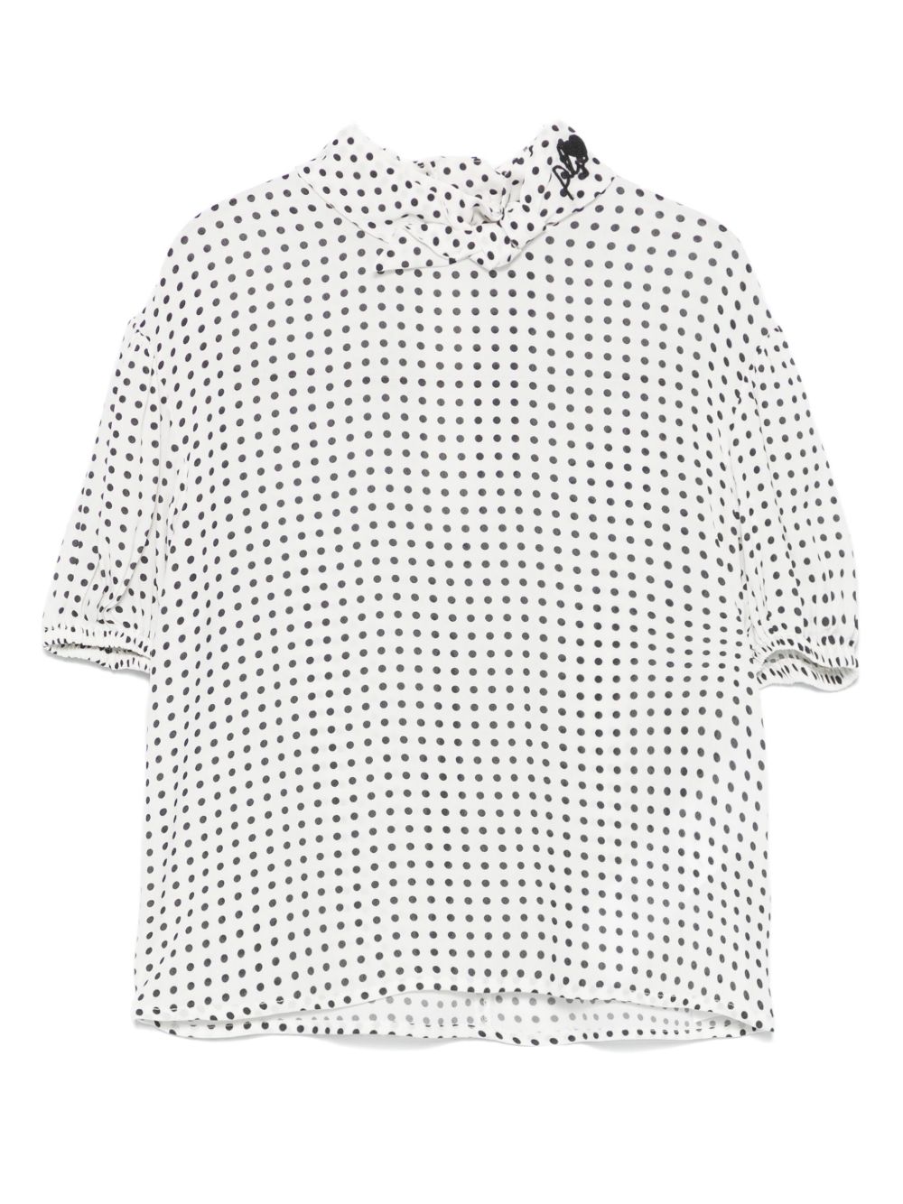Philosophy Di Lorenzo Serafini Kids 波点罩衫 - 白色