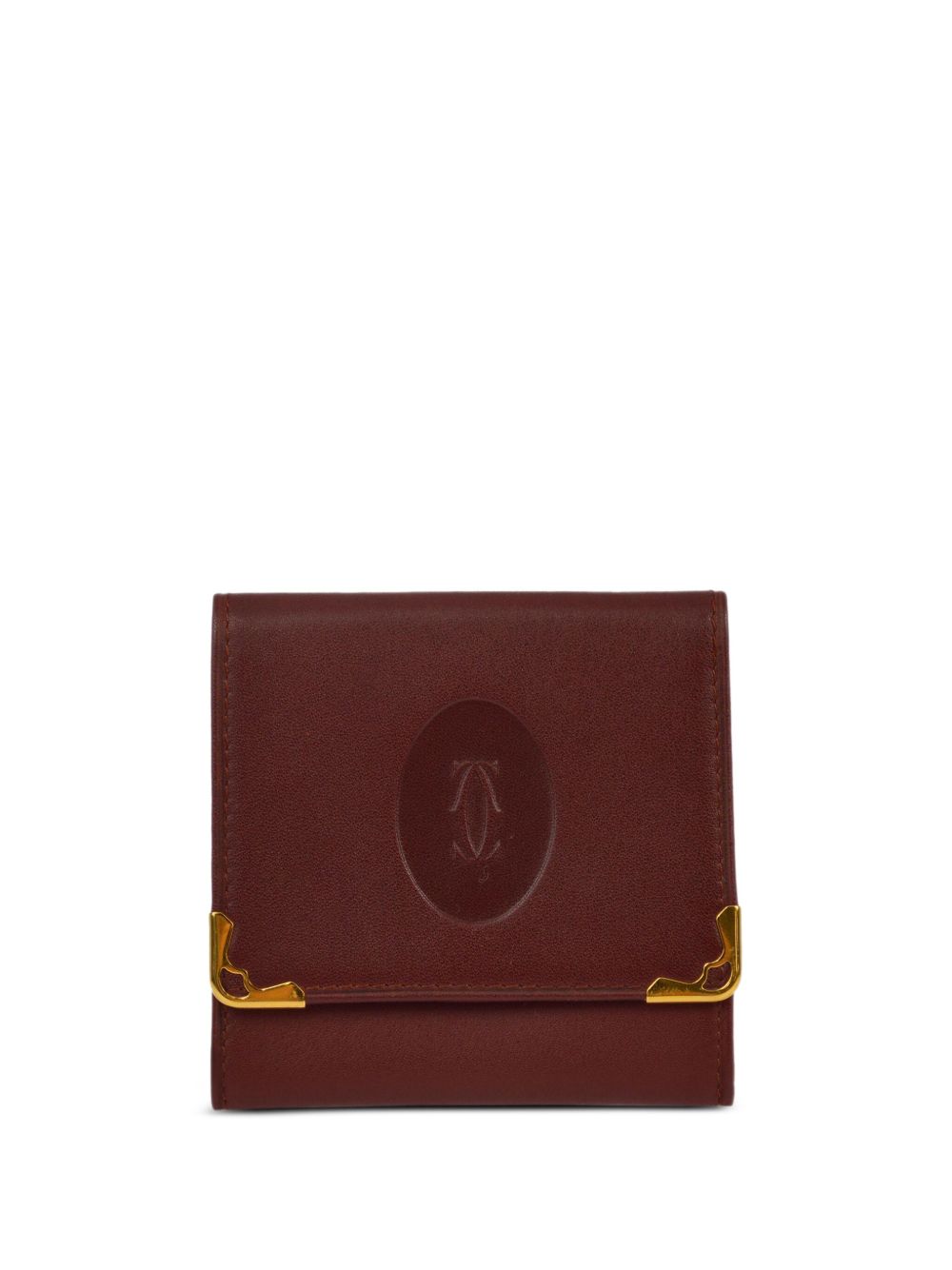 Cartier logo压纹零钱包（1990-2000年典藏款） - 红色
