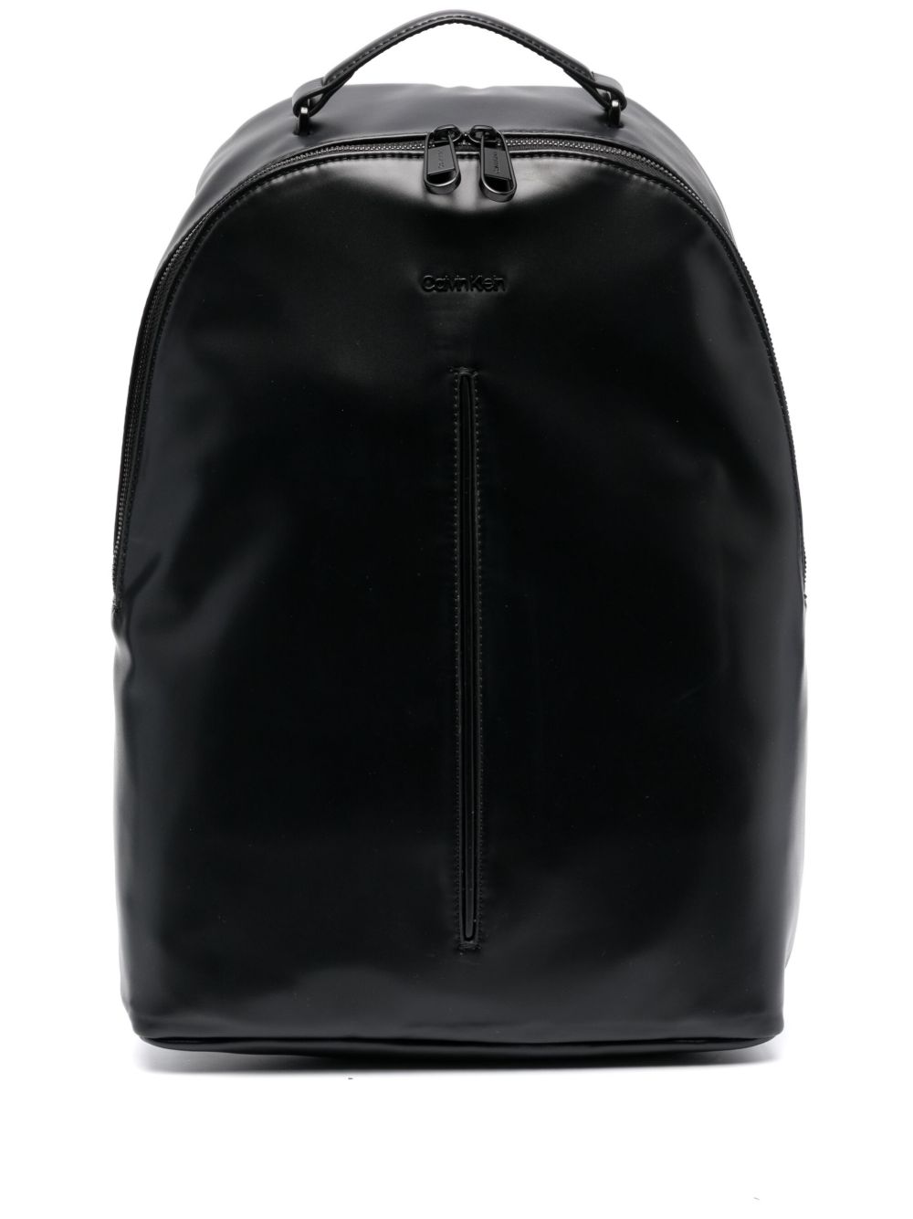 Calvin Klein logo压纹双肩包 - 黑色