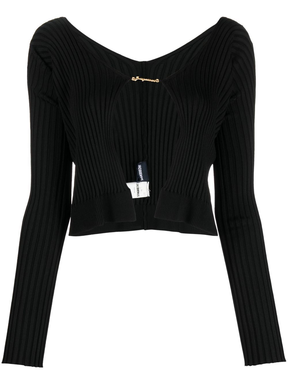 Jacquemus La Maille Pralu Longue 开衫 - 黑色