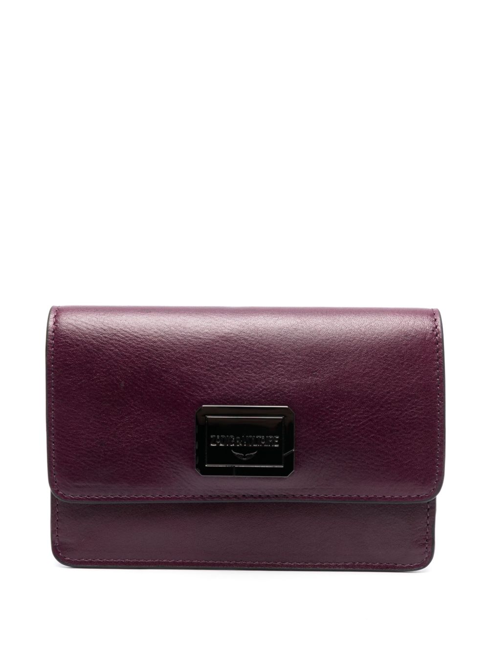 Zadig&Voltaire Le Cecilia 皮质钱包 - 紫色
